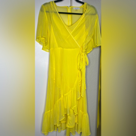 Calvin klein yellow summer dress - Picture 3 of 3